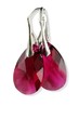 Kolczyki Swarovski Ruby Migdały L